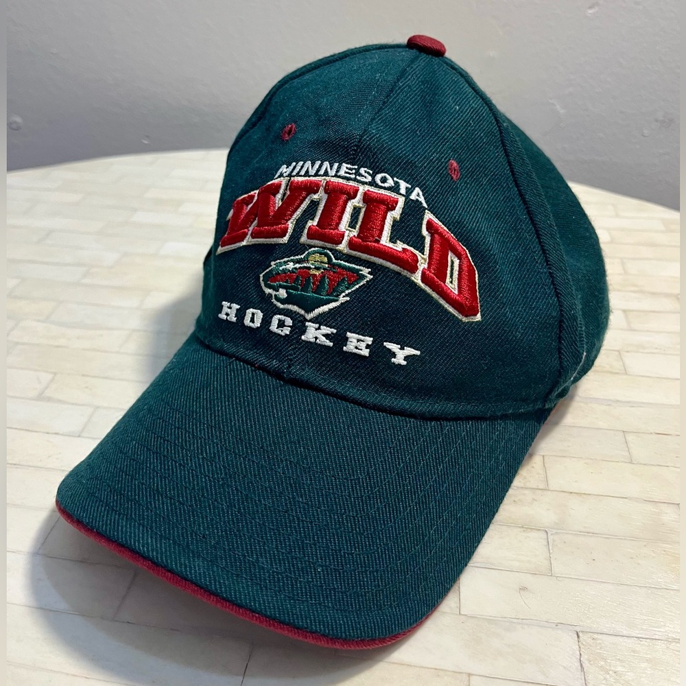 VTG Zephyr Minnesota Wild Hockey Cap Wool/Acrylic Made in Korea